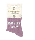 Chaussette pailletée Reine des Garces