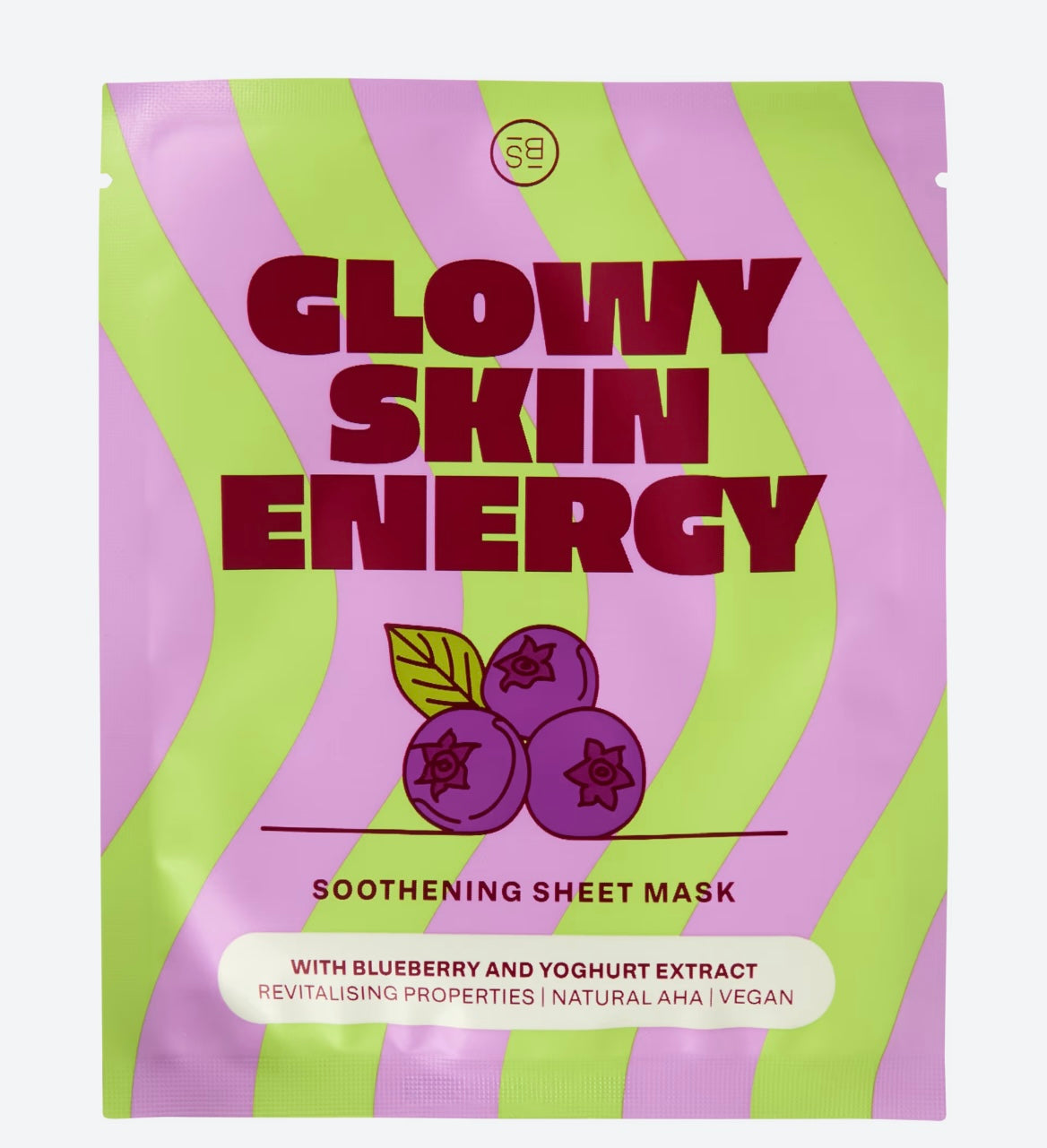 Masque visage myrtille