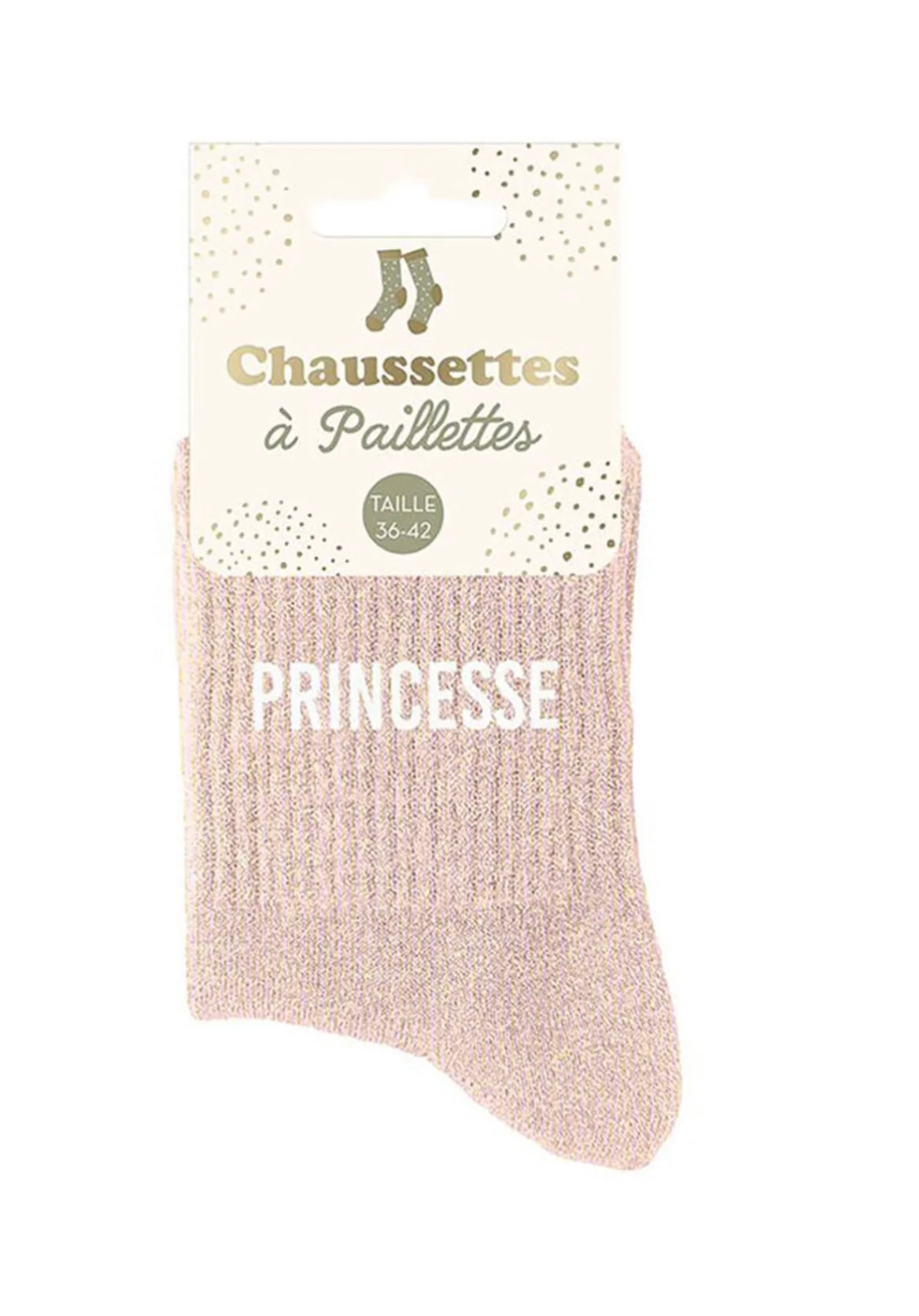 Chaussette pailletée Princesse